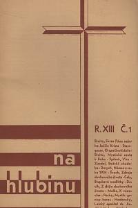 130229. Revue Na hlubinu, Ročník XIII., číslo 1 (1938)