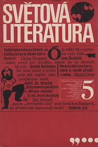 102969. Světová literatura, Revue zahraničních literatur, Ročník XIII., číslo 5 (1968)