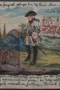 204198. Generalis Fouquet. gefangen den. 28. Junü. Anno - 1760. ... Und Laudon ...