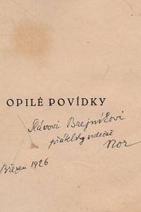 Nor, A.C. (= Kaván, Josef) – Opilé povídky (podpis)