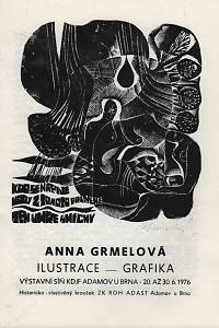66832. Křupka, Václav – Anna Grmelová - ilustrace, grafika (podpis)