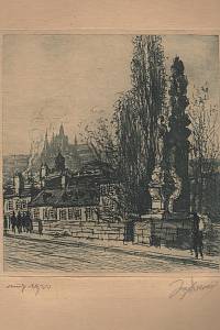 206347. Pražský hrad z Karlova mostu