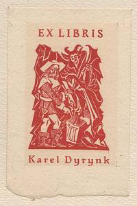 206415. Berka, Vojtěch – Ex libris Karel Dyrynk