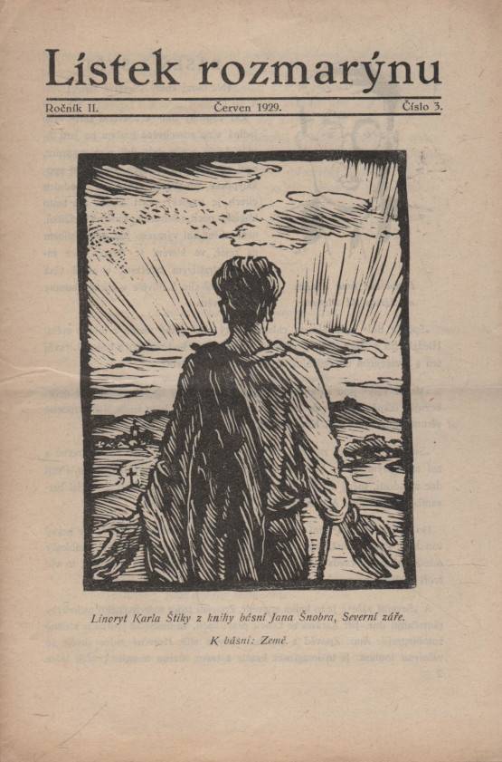 Lístek Rozmarýnu, Ročník II., číslo 3 (červen 1929)
