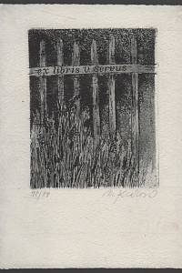 206951. Králová, Marketa – Ex libris V. Servus