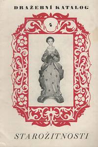 135050. Novotný, F. – Výstava a dražba obrazů, perských koberců, zlatých šperků, briliantů, stříbra, nábytku, porcelánu a j. uměleckých předmětů (říjen 1958)