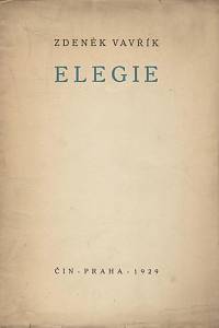 81666. Vavřík, Zdeněk – Elegie (podpis)