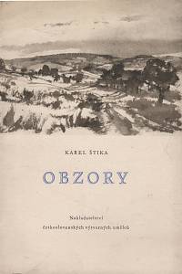 135158. Štika, Karel – Obzory (podpis)