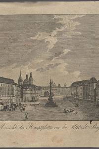 207341. Morstadt, Vincenc / Pluth, Caspar – Ansicht des Hauptplatzes von der Altstadt Prag