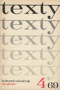 136201. Texty, Kulturní měsíčník, Ročník I., dvojčíslo 4 (prosinec 1969)