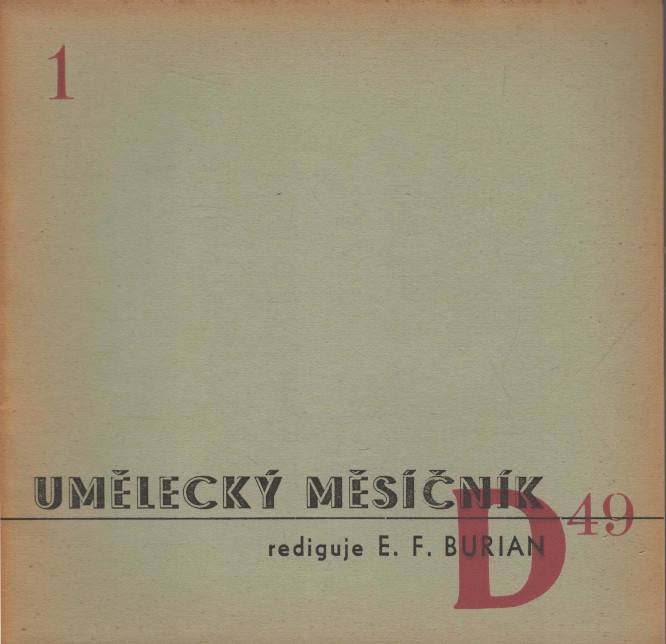 Umělecký měsíčník D 49, Ročník XII., číslo 1-10 (1948-1949)