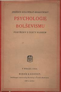 56157. Kolowrat-Krakowský, Jindřich – Psychologie bolševismu, Postřehy z cesty Ruskem