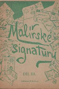 12709. Rytíř, Václav – Malířské signatury III.