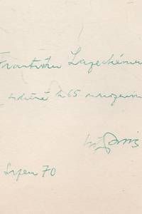 Paris, Jiří [= Kudrna, Jiří] – Tmáň, Verše z let 1943-1945 (podpis)