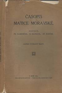 138215. Časopis Matice Moravské, Ročník XLVI. (1922)
