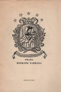 138574. Bartys, Matěj – Praha, rozkoše zahrada, Kázání svatojanské