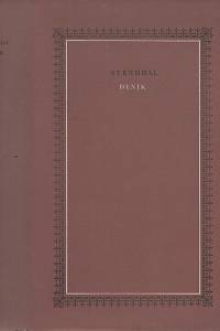 23785. Stendhal [= Beyle, Henri Marie] – Deník, Výbor z deníkových zápisků z let 1801-1842