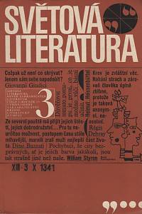 104519. Světová literatura, Revue zahraničních literatur, Ročník XIII., číslo 3 (1968)