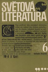 110860. Světová literatura, Revue zahraničních literatur, Ročník XIII., číslo 6 (1968)