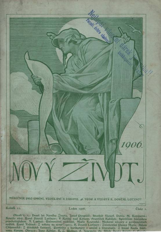 Nový Život, Měsíčník pro umění, vzdělání a zábavu, Ročník XI. (1906)