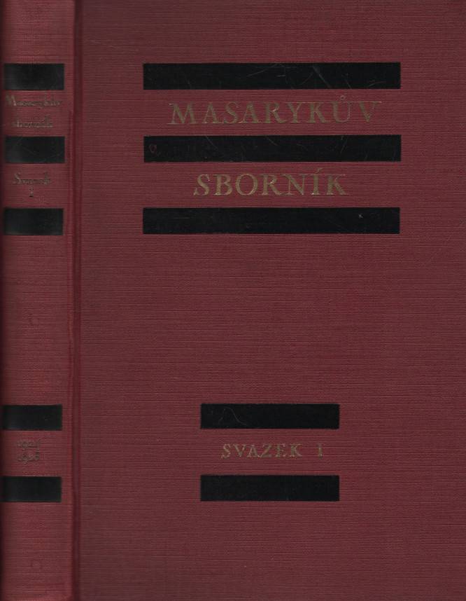 Masarykův sborník, Časopis pro studium života a díla T. G. Masaryka, Svazek I. (1924-1925)