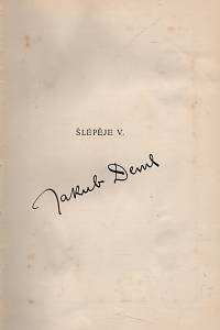 Deml, Jakub – Šlépěje, Svazek V. (1919) / Jakuba Demla Šlépěje VII. (1920) (podpis)