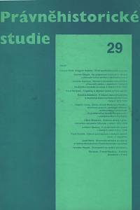 30259. Právněhistorické studie 29 (1989)