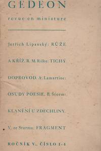 116470. Gedeon, Revue en miniature, Ročník V., číslo 1-4 (1934)