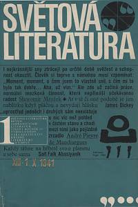 132814. Světová literatura, Revue zahraničních literatur, Ročník XIII., číslo 1 (1968)