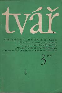 140499. Tvář, Ročník IV., číslo 3 (1969)