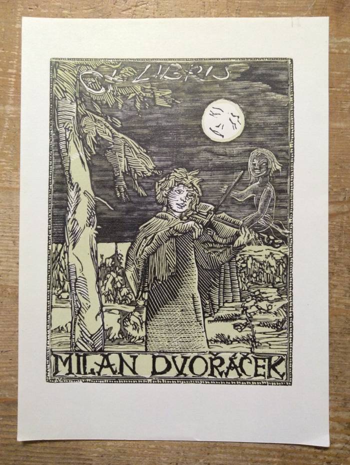 Váchal, Josef – ex libris Milan Dvořáček