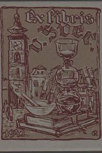208253. Karel, Oldřich – Ex libris V. Švec 