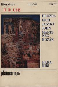 140255. Plamen, Měsíčník pro literaturu, umění a život, Ročník IX., číslo 10 (říjen 1967)