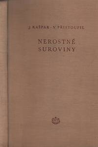 140301. Kašpar, Jan / Přistoupil, Vladislav – Nerostné suroviny