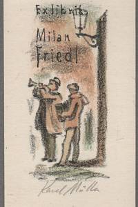 208302. Müller, Karel – Ex libris Milan Friedl