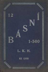 39353. Karlovič, H. Lev [= Holas, Lev Karlovič] – Dvanáct básní (podpis)
