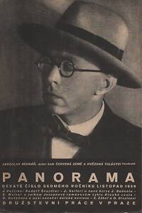 140937. Panorama, Kulturní zpravodaj, Ročník VII., číslo 9 (listopad 1929)