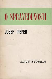 141700. Pieper, Josef – O spravedlnosti