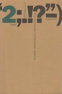 3400. Rozmluvy, Literární a filozofická revue, Číslo 2 (1984)