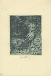 208531. Krátký, Bohumil – Ex Libris Dr. Wolfgang Jensen (Franz Schubert, Heinrich Heine. Am Meer)