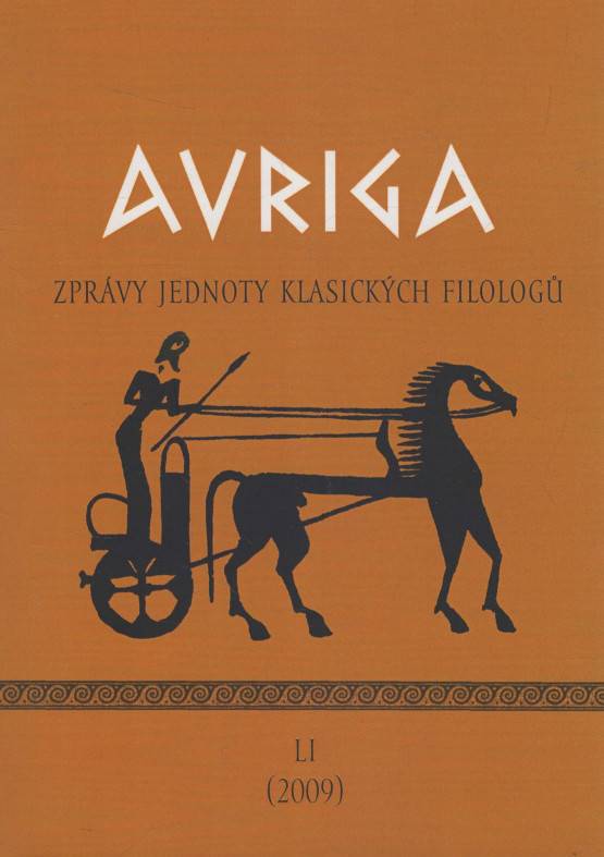 AVRIGA, Zprávy Jednoty klasických filologů, Ročník LI. (2009)