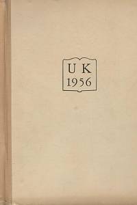 32161. Ročenka Universitní knihovny v Praze 1956