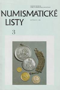 142625. Numismatické listy, Ročník LVI., číslo 3 (2001)