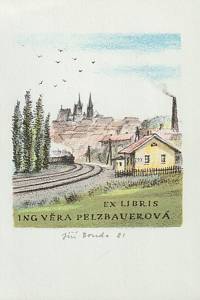 204232. Bouda, Jiří – Ex libris Ing Věra Pelzbauerová