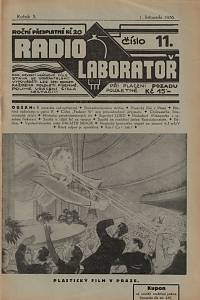143058. Radiolaboratoř, Ročník X., číslo 11 (1. listopadu 1936)