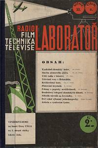143553. Radiolaboratoř, Ročník XII., číslo 1-12 (1938)