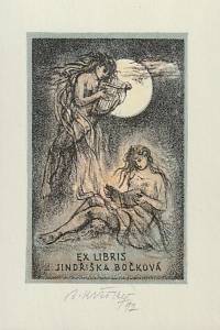 209260. Krátký, Bohumil – Ex libris Jindřiška Bočková