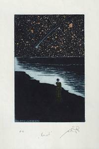 209273. Černoš, Jan – Comet, Exlibris Liu Zhao Gang