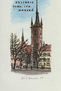 209329. Bouda, Jiří – Ex libris PhMr. Iva Horská