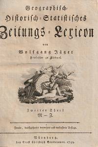 Jäger, Wolfgang – Geographisch-Historisch-Statistisches Zeitungs-Lexikon / von Wolfgang Jäger